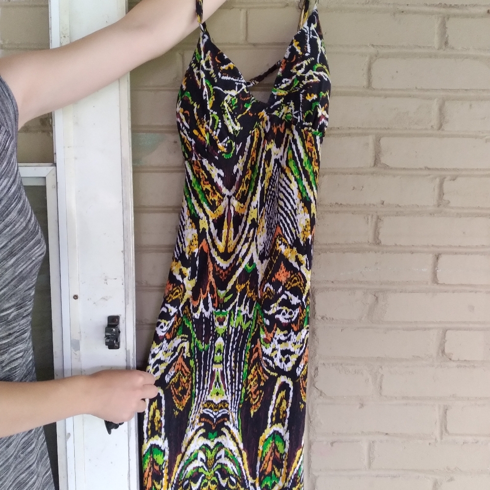 Unique print dress